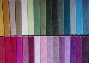 Разные цвета обивочной ткани